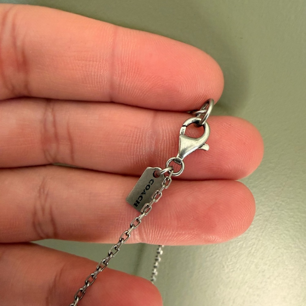 Coach Silver Chain Necklace